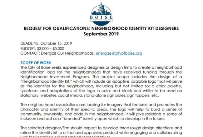 RequestForQualifications